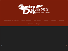 Tablet Screenshot of countrydayonthehill.com